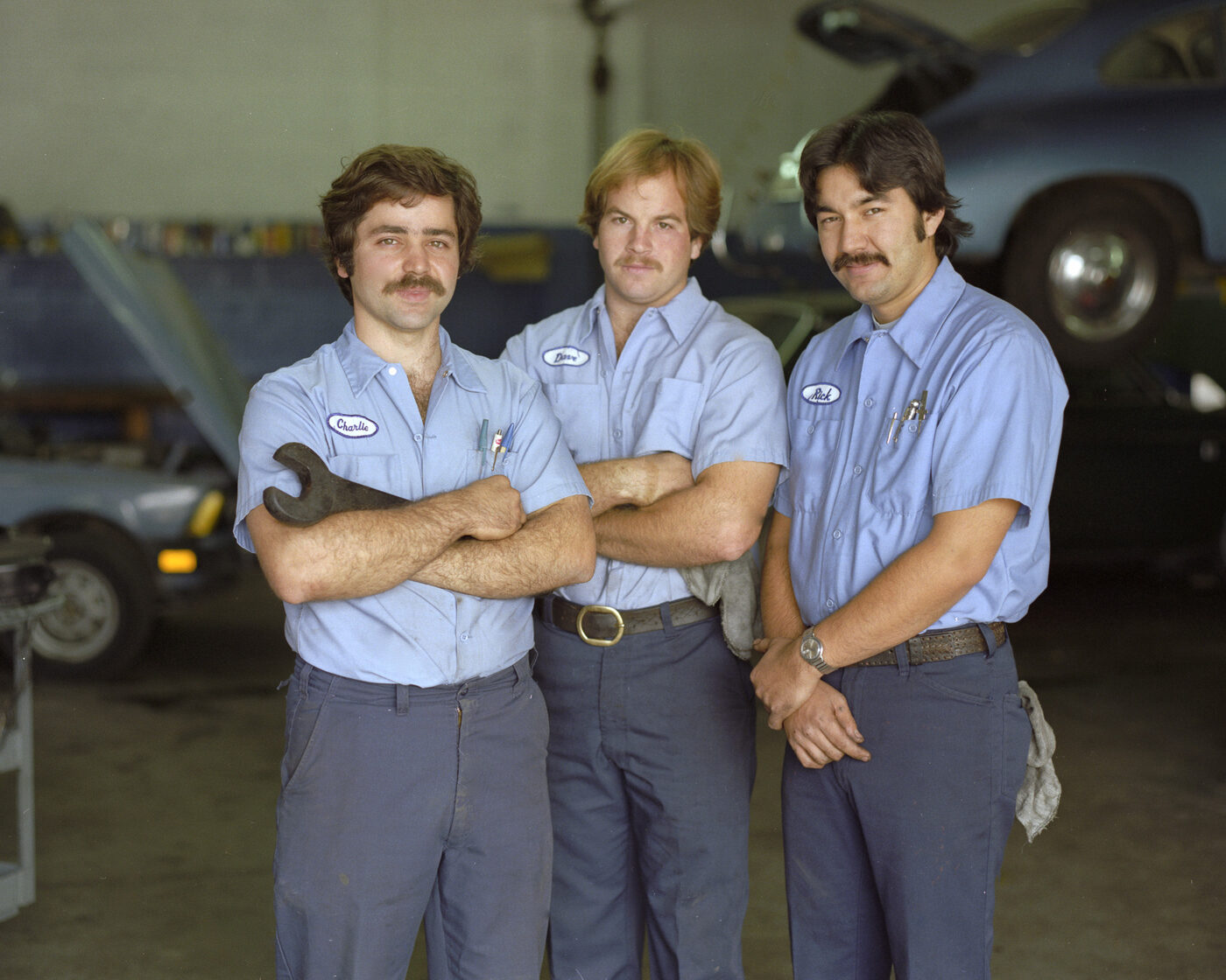 Charlie, Dave and Rick — portraits made in trade